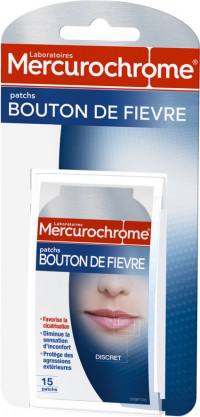 Care + Patch bouton de fièvre avec applicateur x 15