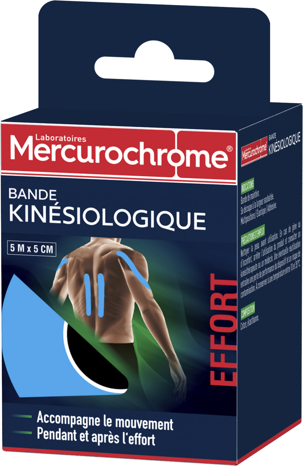 Mercurochrome, Bande Kinésiologique
