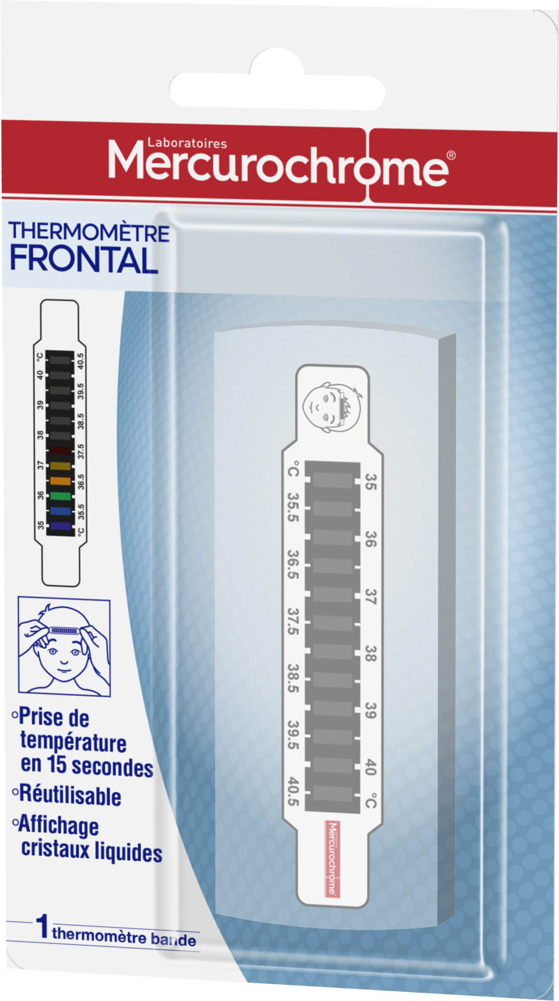 Mercurochrome Thermometre Frontal Mercurochrome