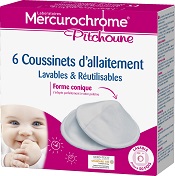 Mercurochrome, 6 Coussinets d'allaitement