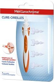 Kit Nettoyeur Oreille Spirale Coton Tige Silicone Cure-oreille