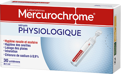 Mercurochrome Serum Physiologique 30 Unidoses De 5 Ml Mercurochrome