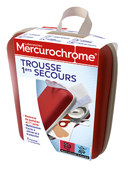 Mercurochrome, TROUSSE 1ers SECOURS