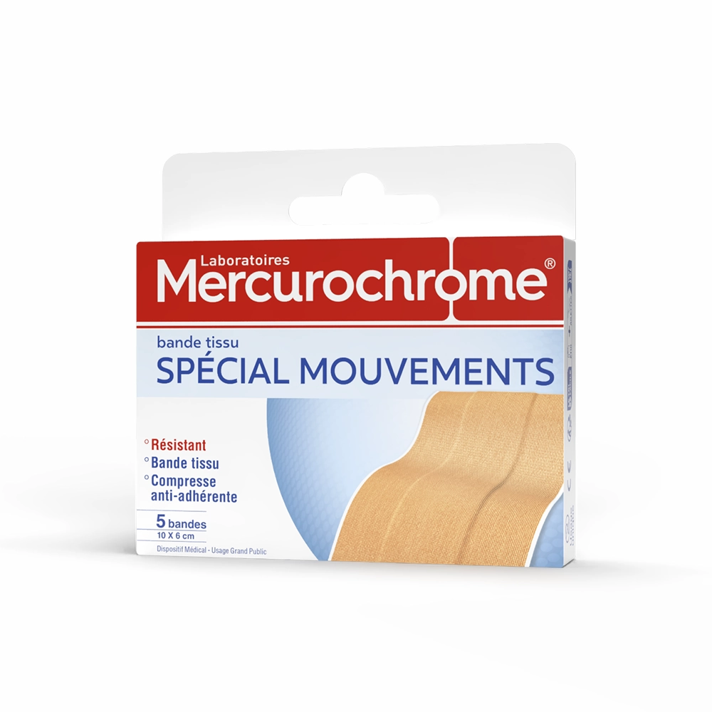 bande tissu special mouvements boite de 5 bandes
