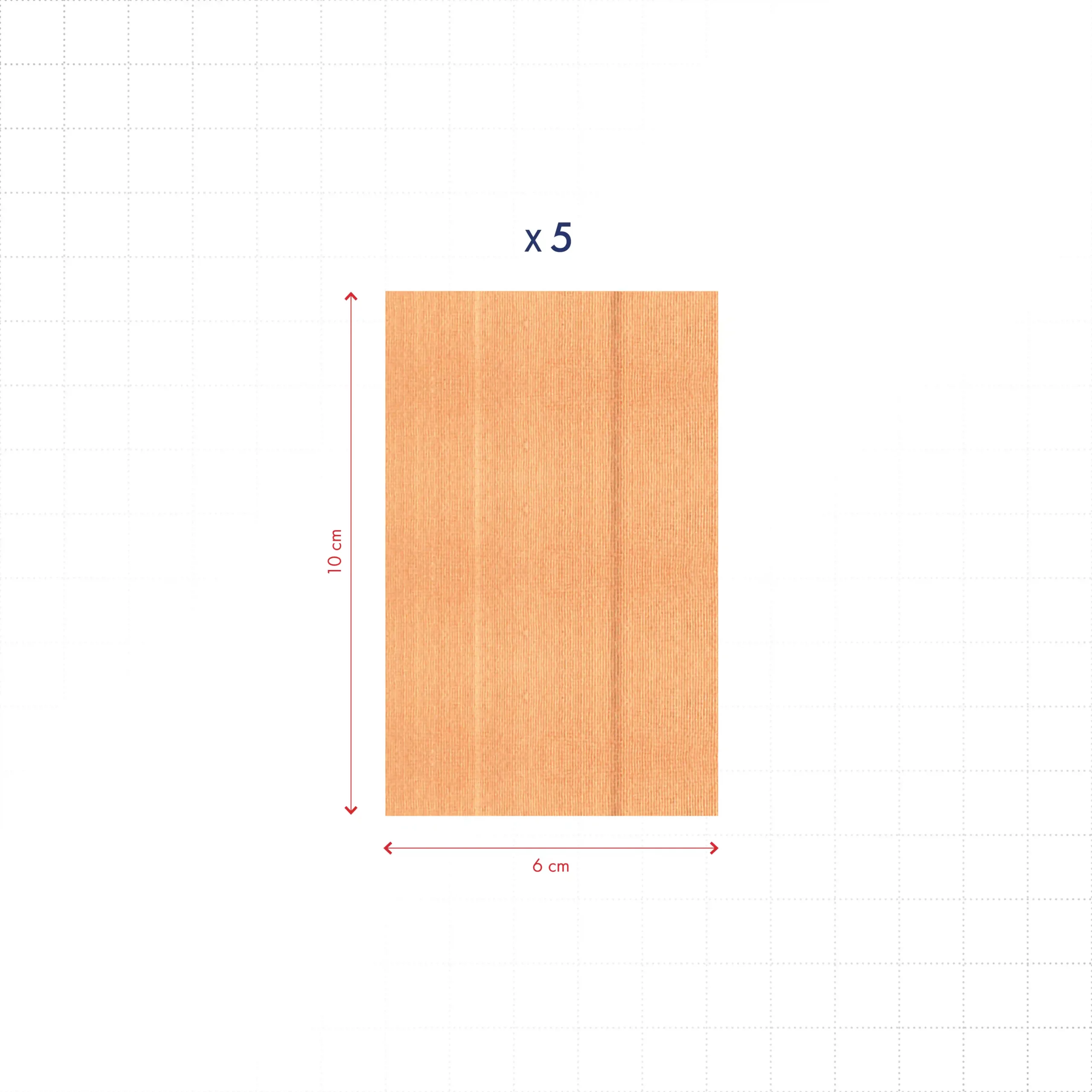 bande tissu special mouvements boite de 5 bandes