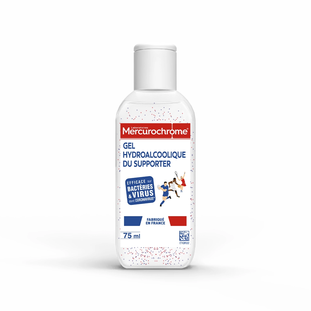 gel hydroalcoolique du supporter 75ml