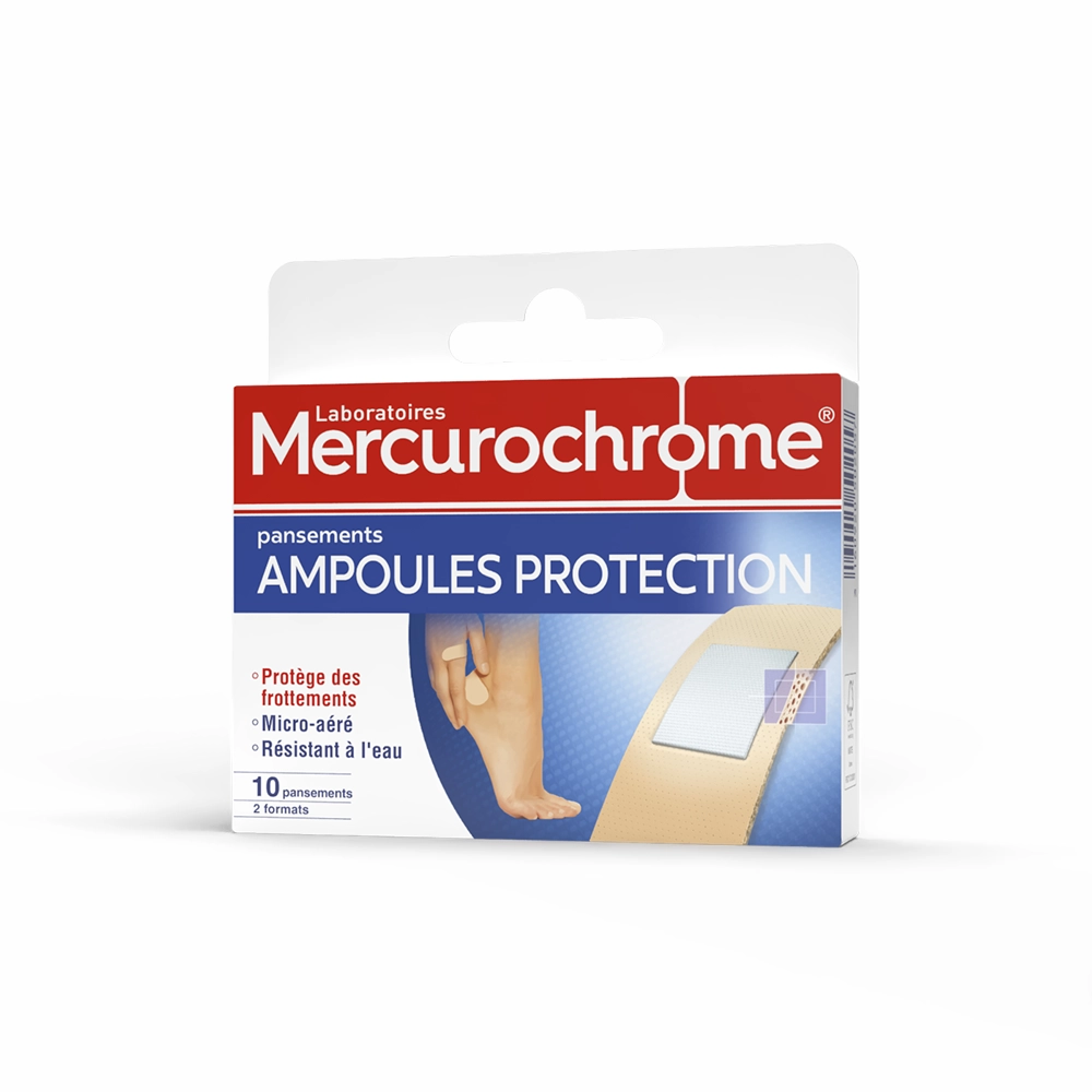 pansements ampoules protection boite de 10 pansements