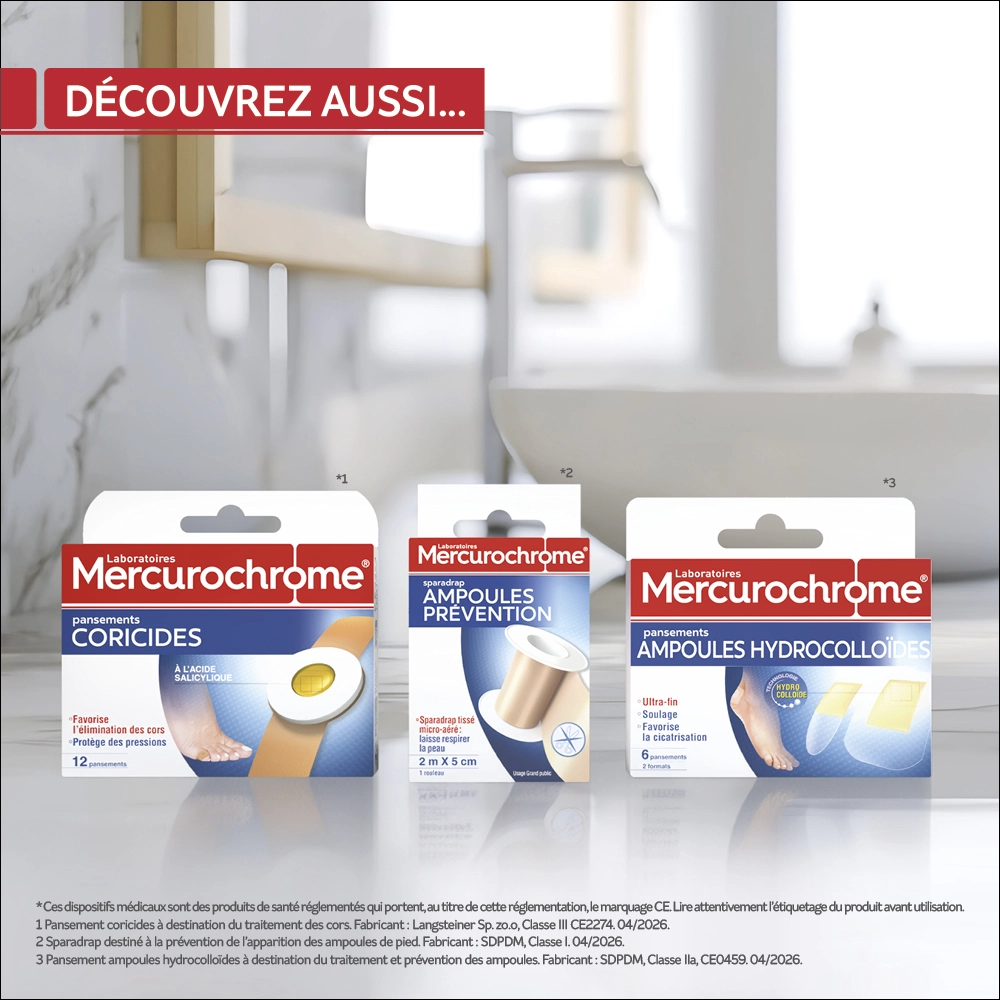 pansements ampoules talon 5 unites