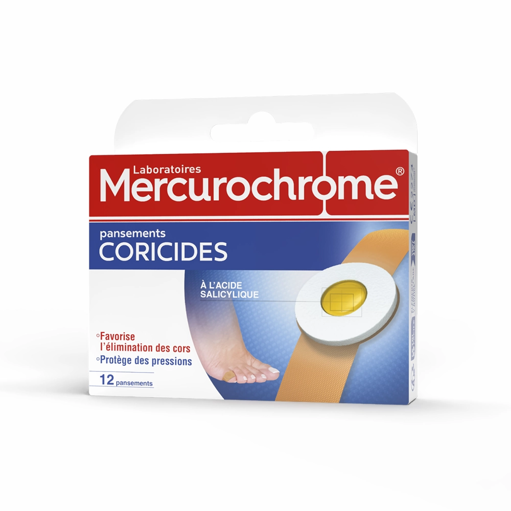 pansements coricides boite de 12 pansements