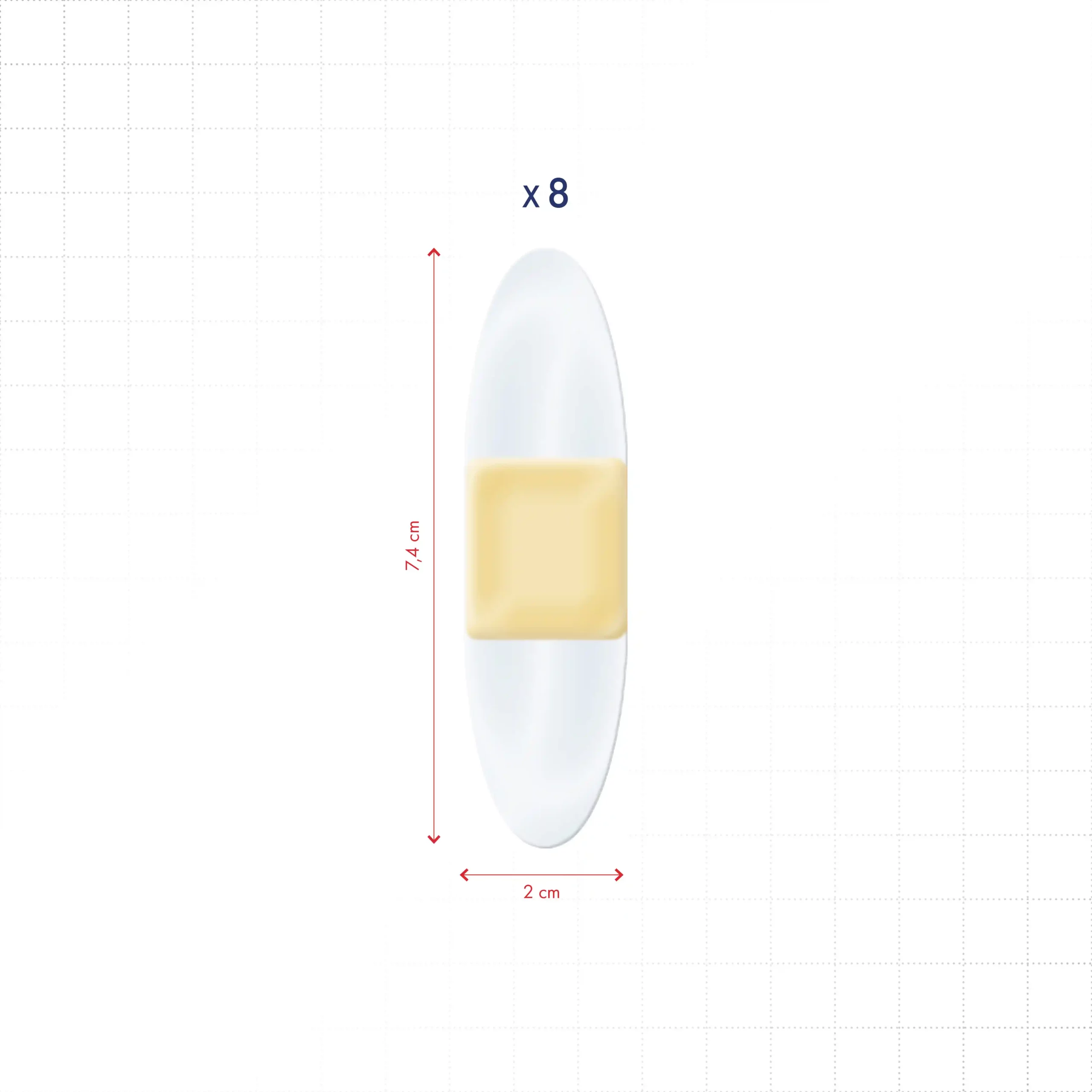 pansements cors hydrocolloides boite de 8 pansements