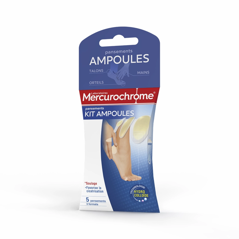 pansements kit ampoules boite de 5 pansements