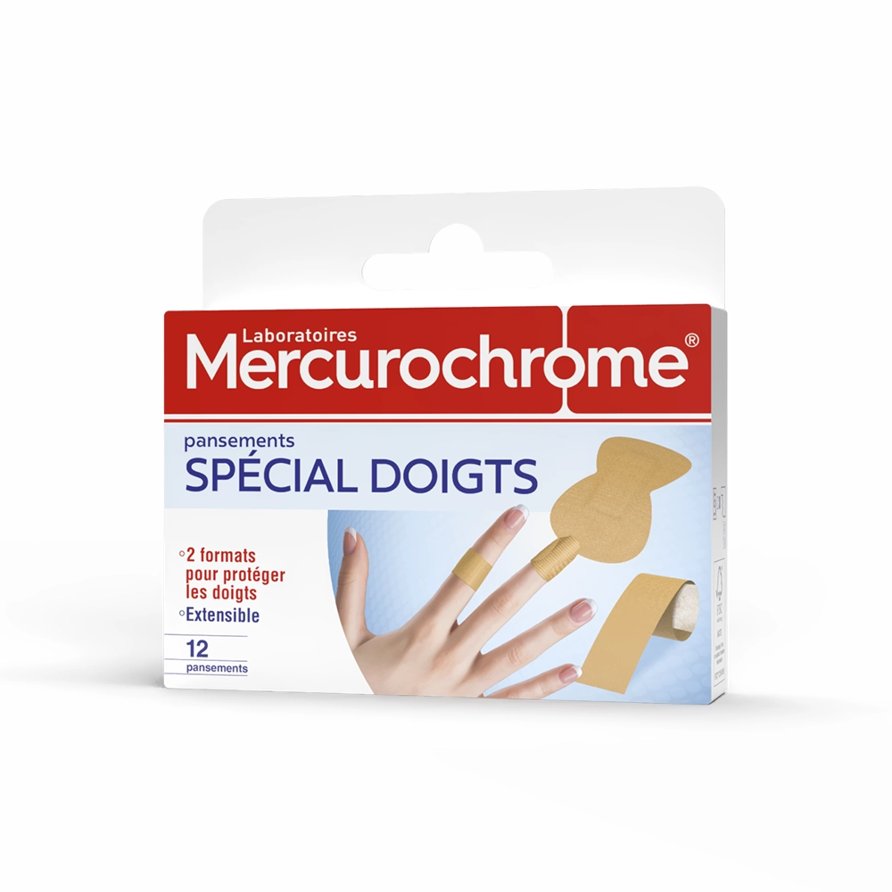 pansements special doigts boite de 12 pansements