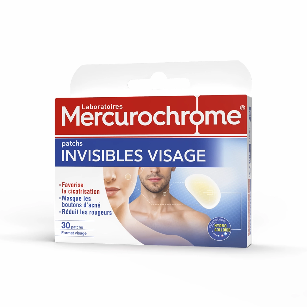 patchs invisibles visage boite de 30 patchs