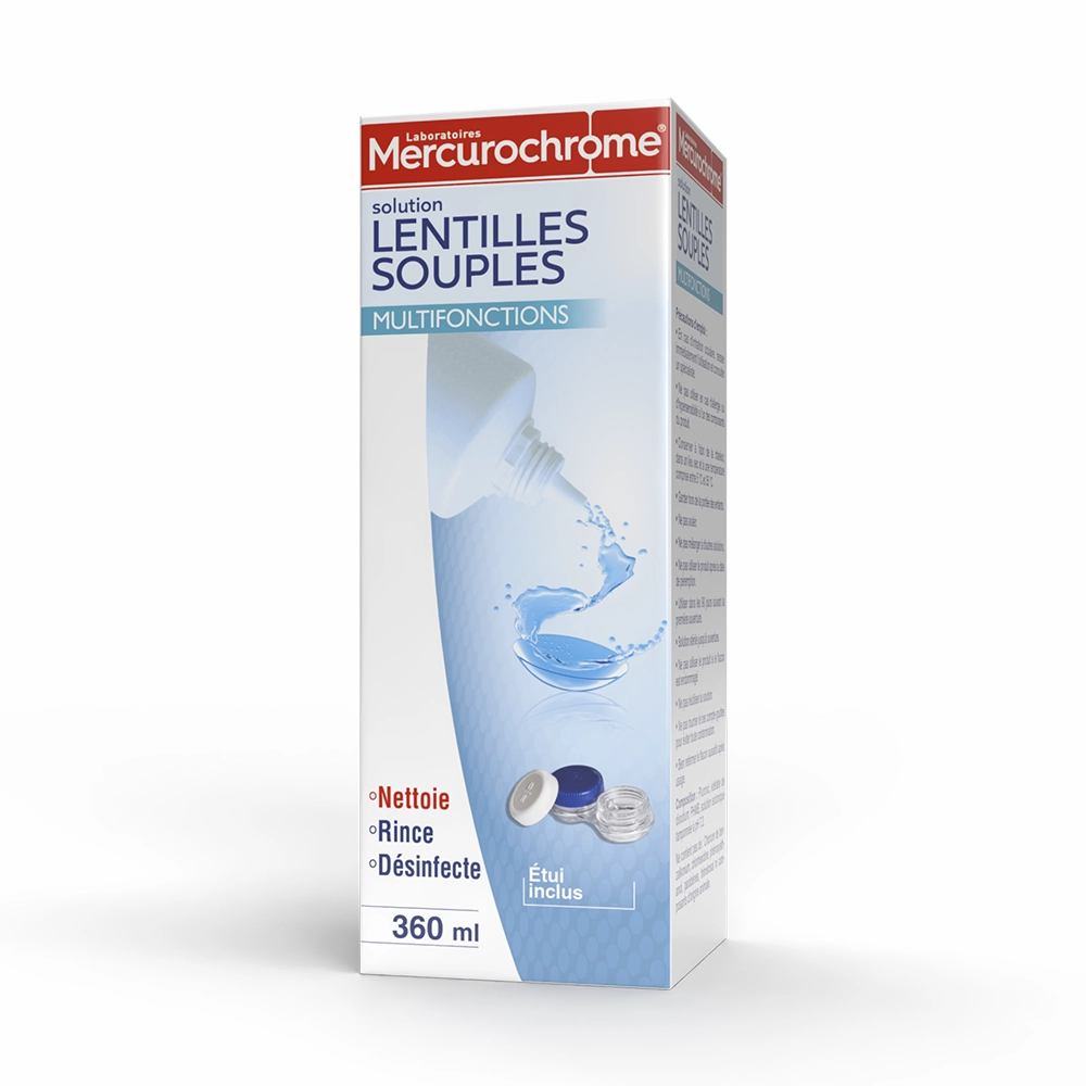 solution lentilles 100ml