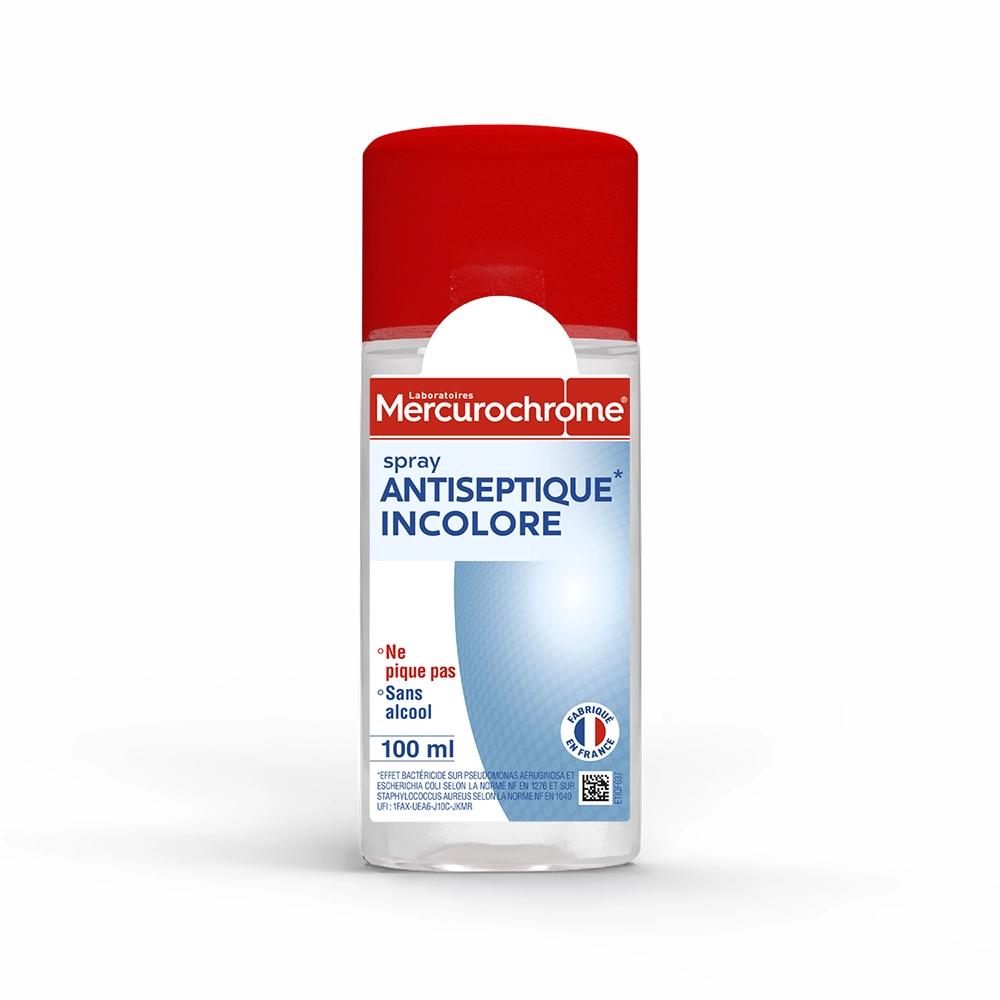 spray antiseptique incolore 1 flacon de 100ml