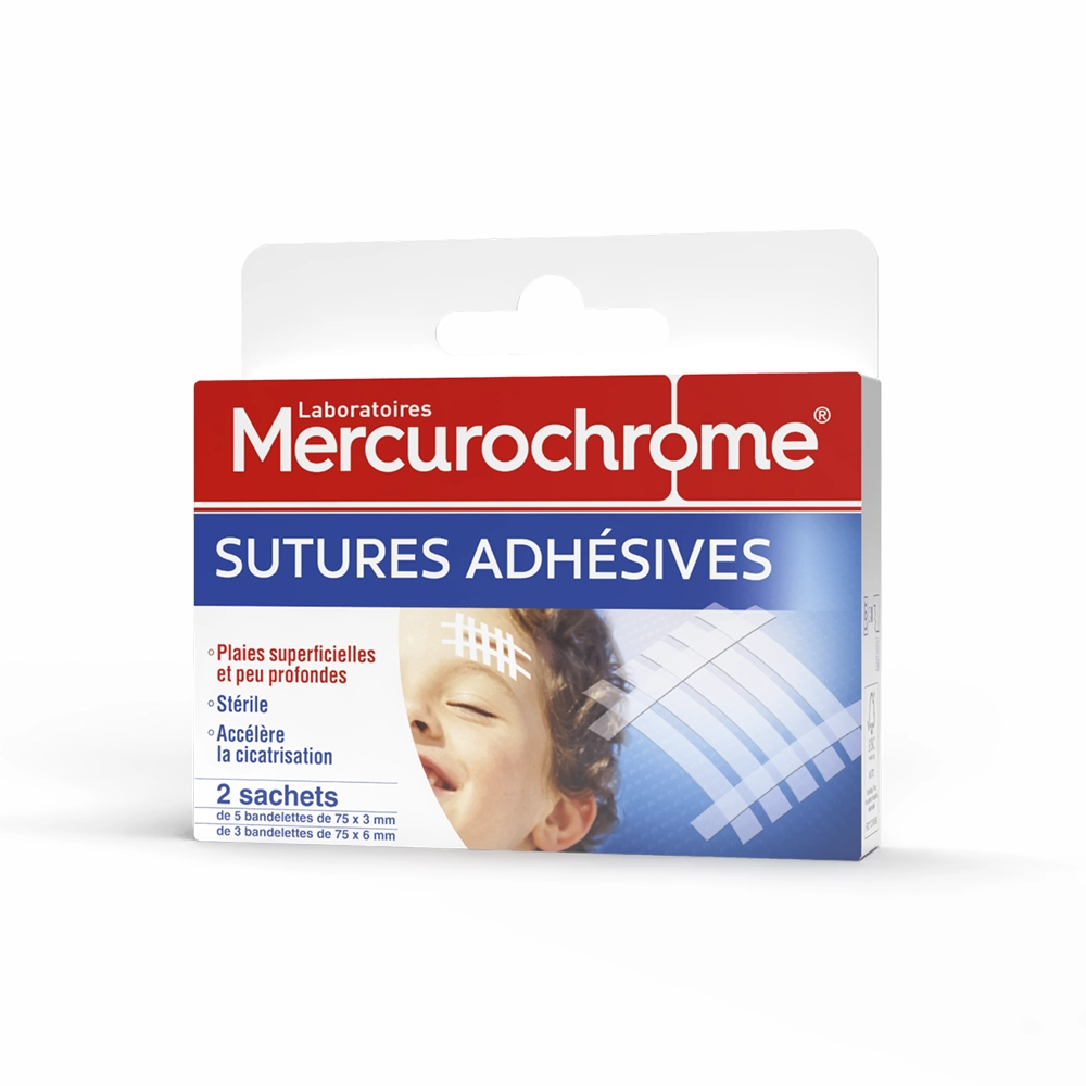 strips sutures adhesives boite de 16 strips