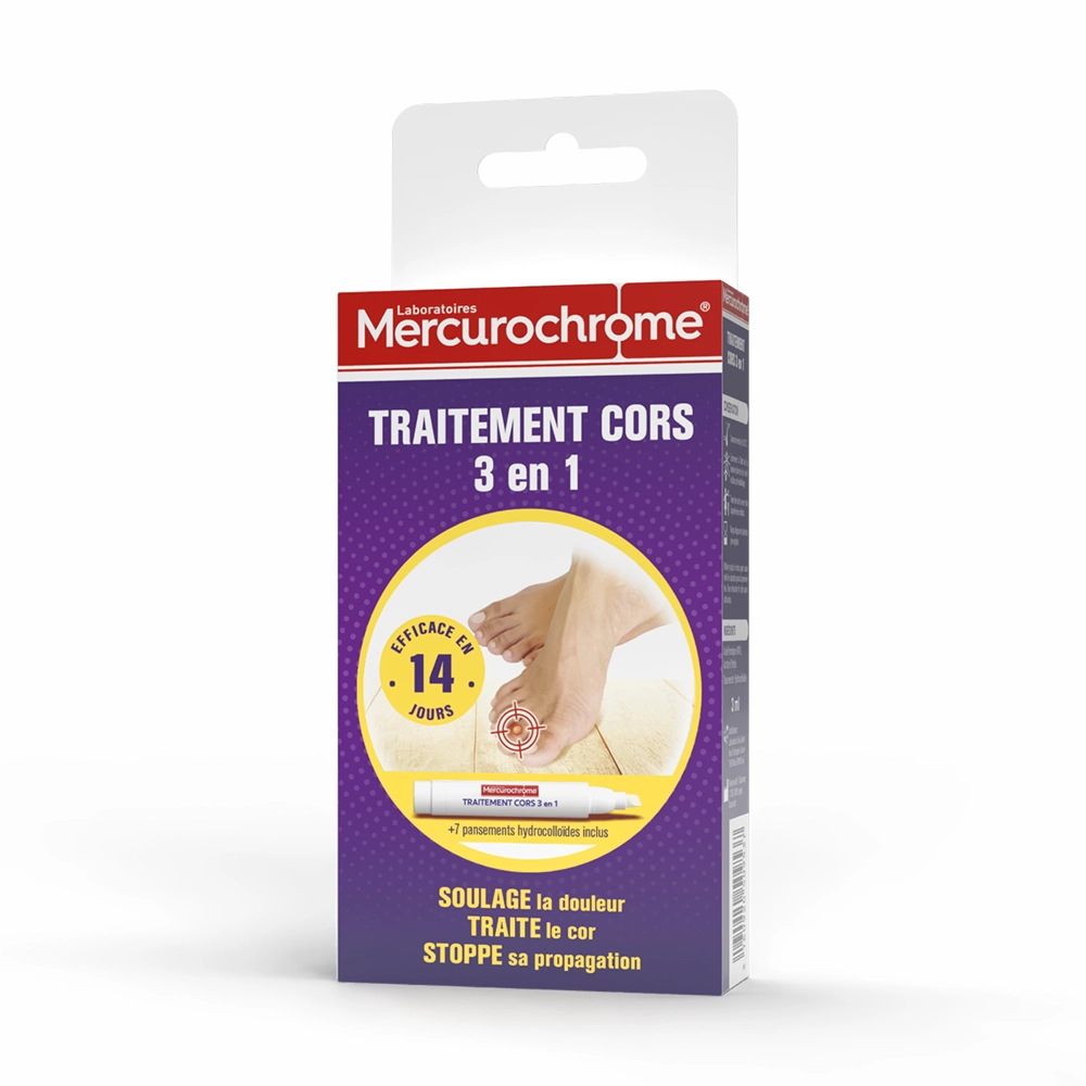 traitement cors 3 en 1 4 ml